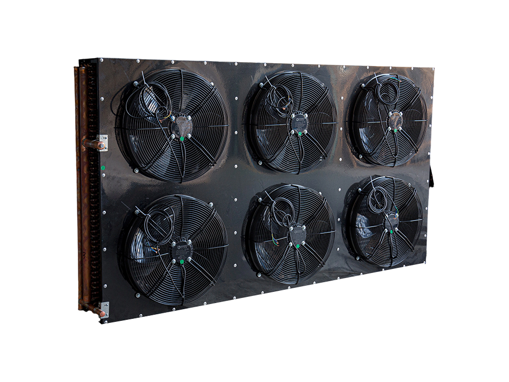 Sex-venti laminam H-genus condenser